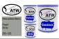 Preview: Mercedes-Benz, Pearl Gray, DB-125: 1L Lackdose + 1L Klarlack + 500ml Härter - Set, von ATW Autoteile West.